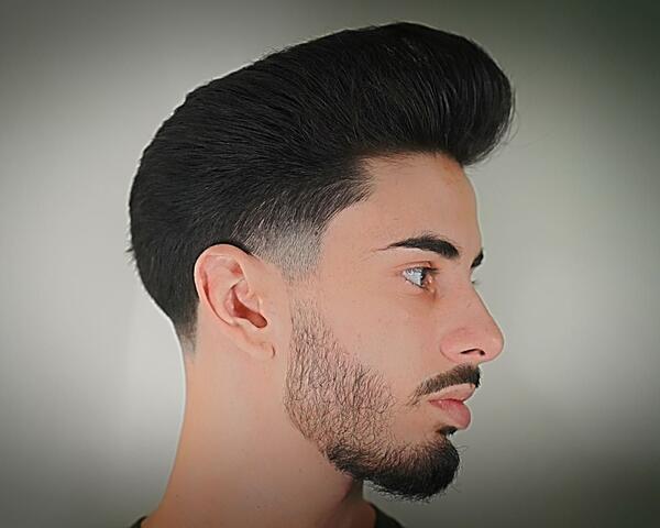 Cristiano, barber portrait