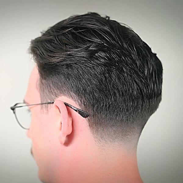 Textured crop fade, profile