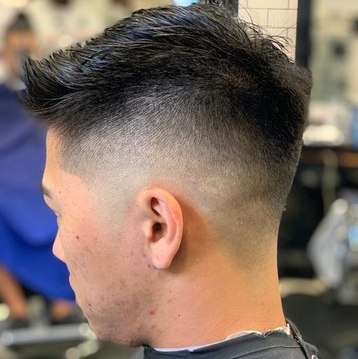 Textured spiky fade