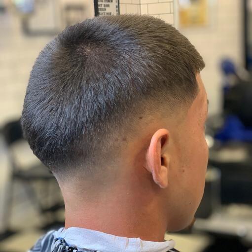 Short low fade